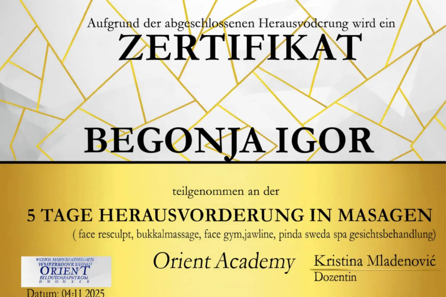 Zertifikat